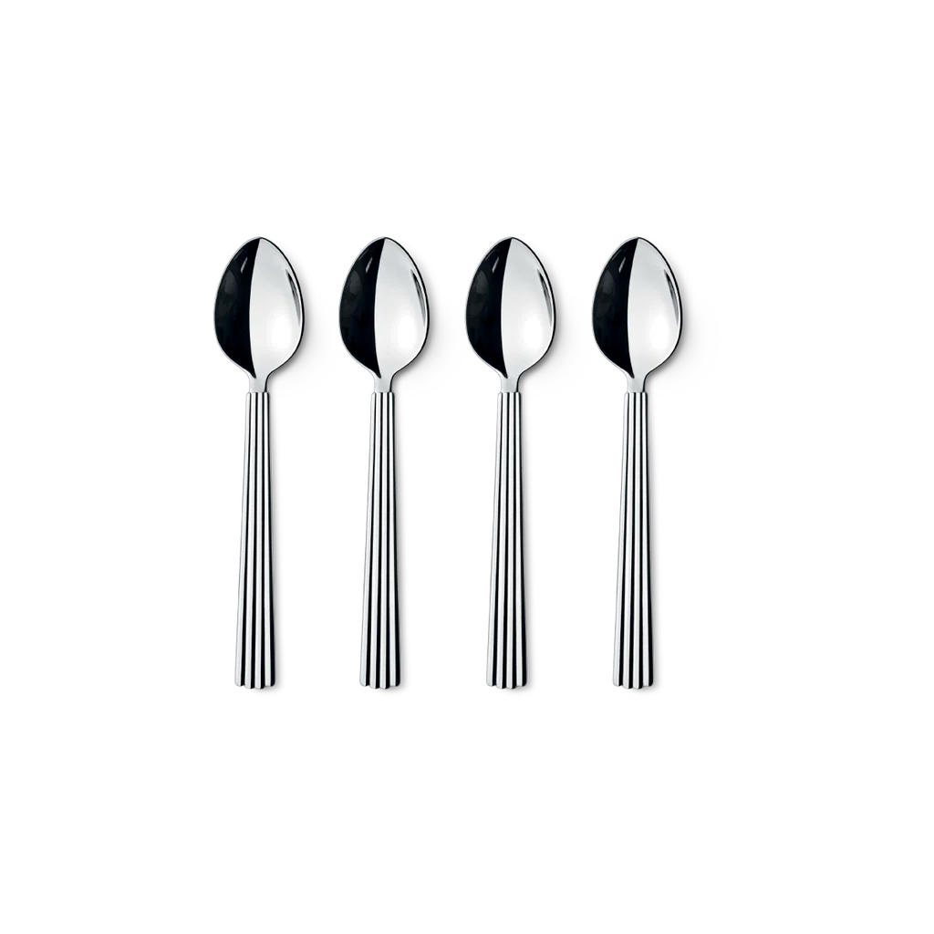 Georg Jensen Bernadotte Teaspoon Set of 4