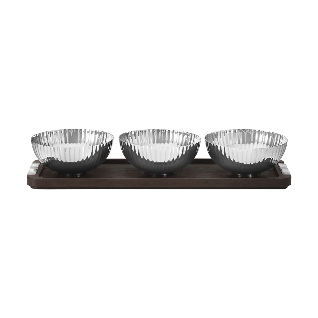 Georg Jensen Bernadotte Tray With Bowls