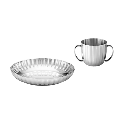 Georg Jensen Bernadotte Children's Set of 2