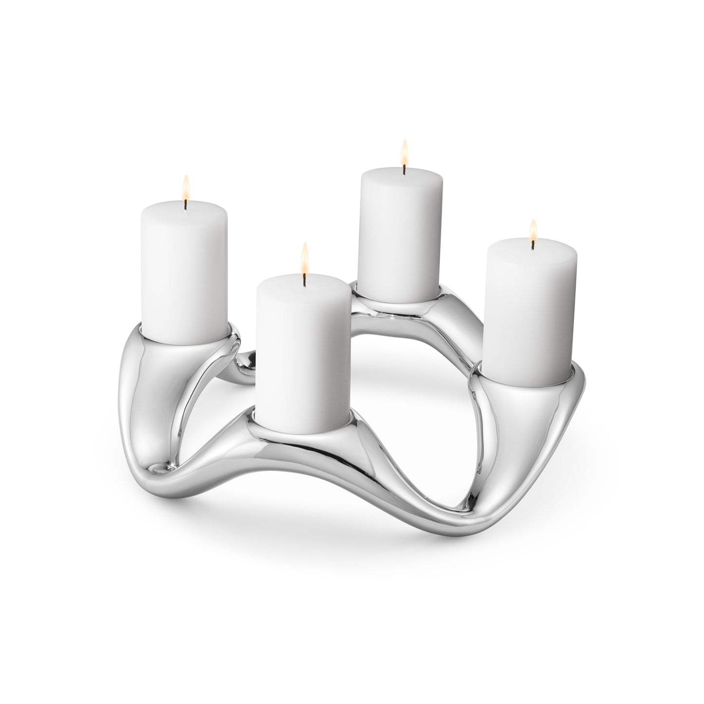 Georg Jensen Cobra Round Candle Holder