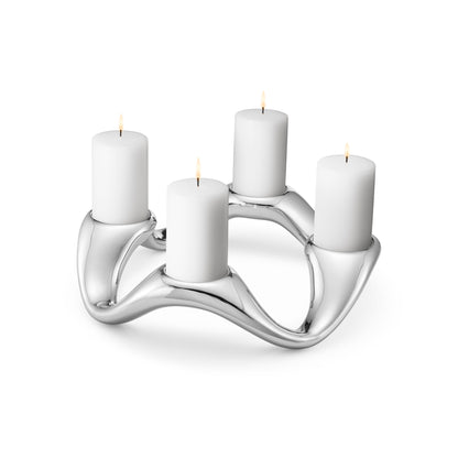 Georg Jensen Cobra Round Candle Holder