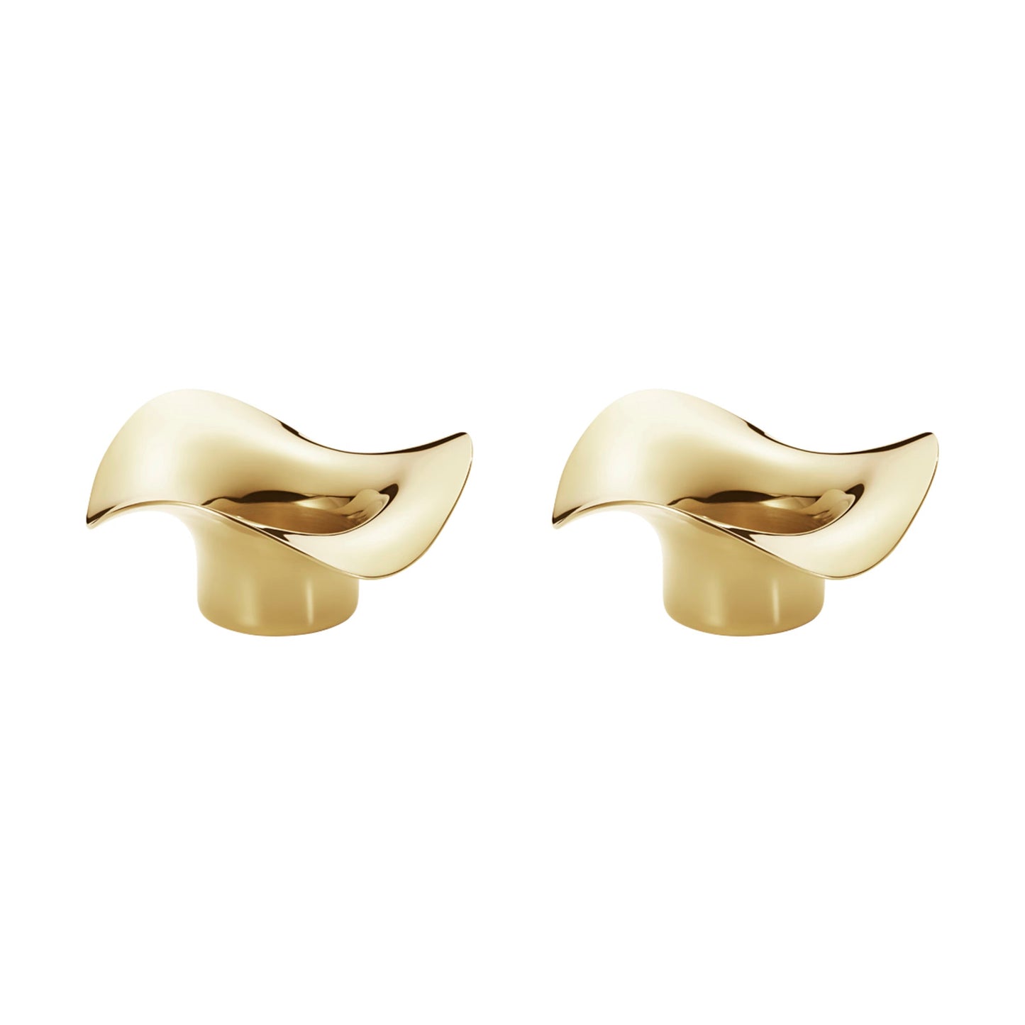Georg Jensen Cobra Tealight Candle Holder Set of 2