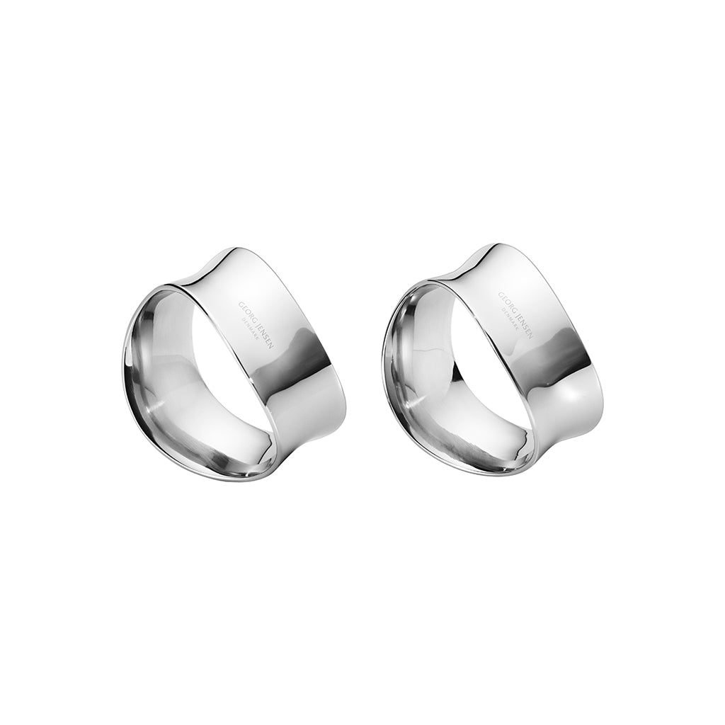 Georg Jensen Cobra Napkin Rings Set of 2