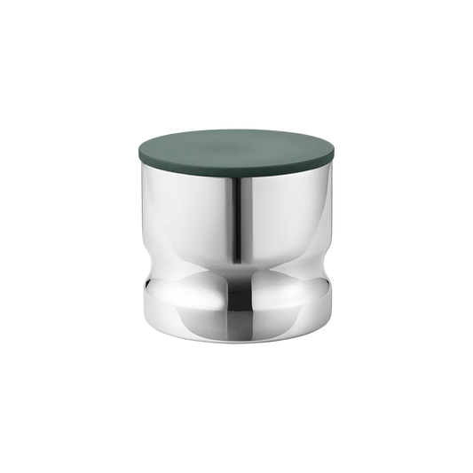 Georg Jensen Alfredo Stainless Steel Canister - Green