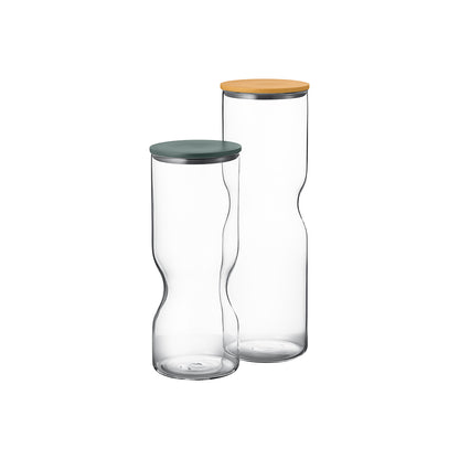 Georg Jensen Alfredo Glass Canister - Yellow