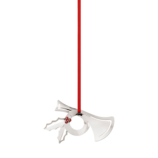 Georg Jensen 2026 Palladium Holiday Ornament Horn - DELIVERY JULY