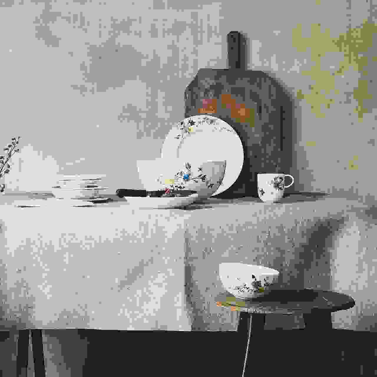 Rosenthal Brillance Fleurs Des Alpes Mug with Handle