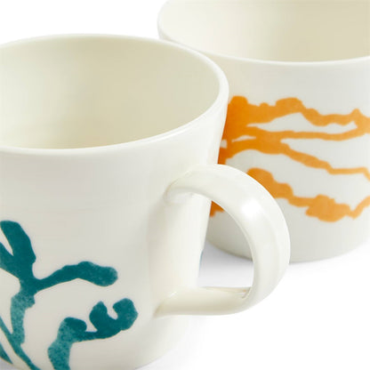 Royal Doulton Mug 1815 Bright 400ml Multicolour Mixed Pattern Set of 4