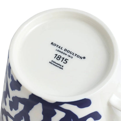 Royal Doulton Pacific Blue Mug 400ml Mixed Patterns Blue Set of 4
