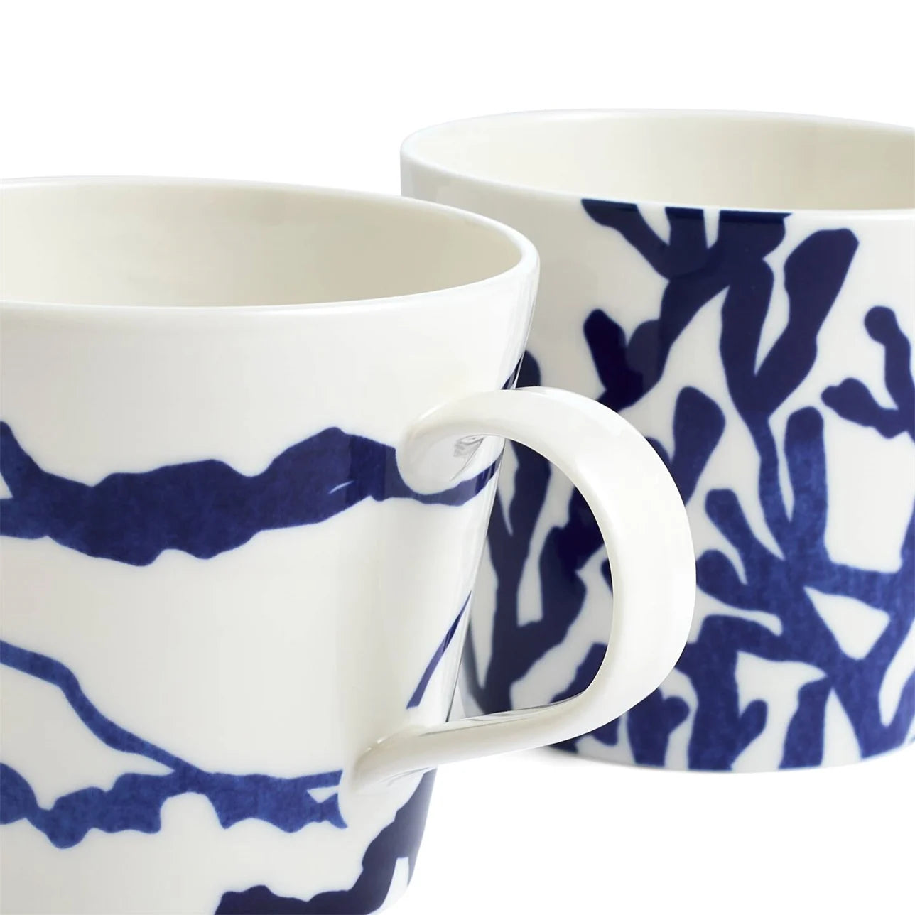 Royal Doulton Pacific Blue Mug 400ml Mixed Patterns Blue Set of 4