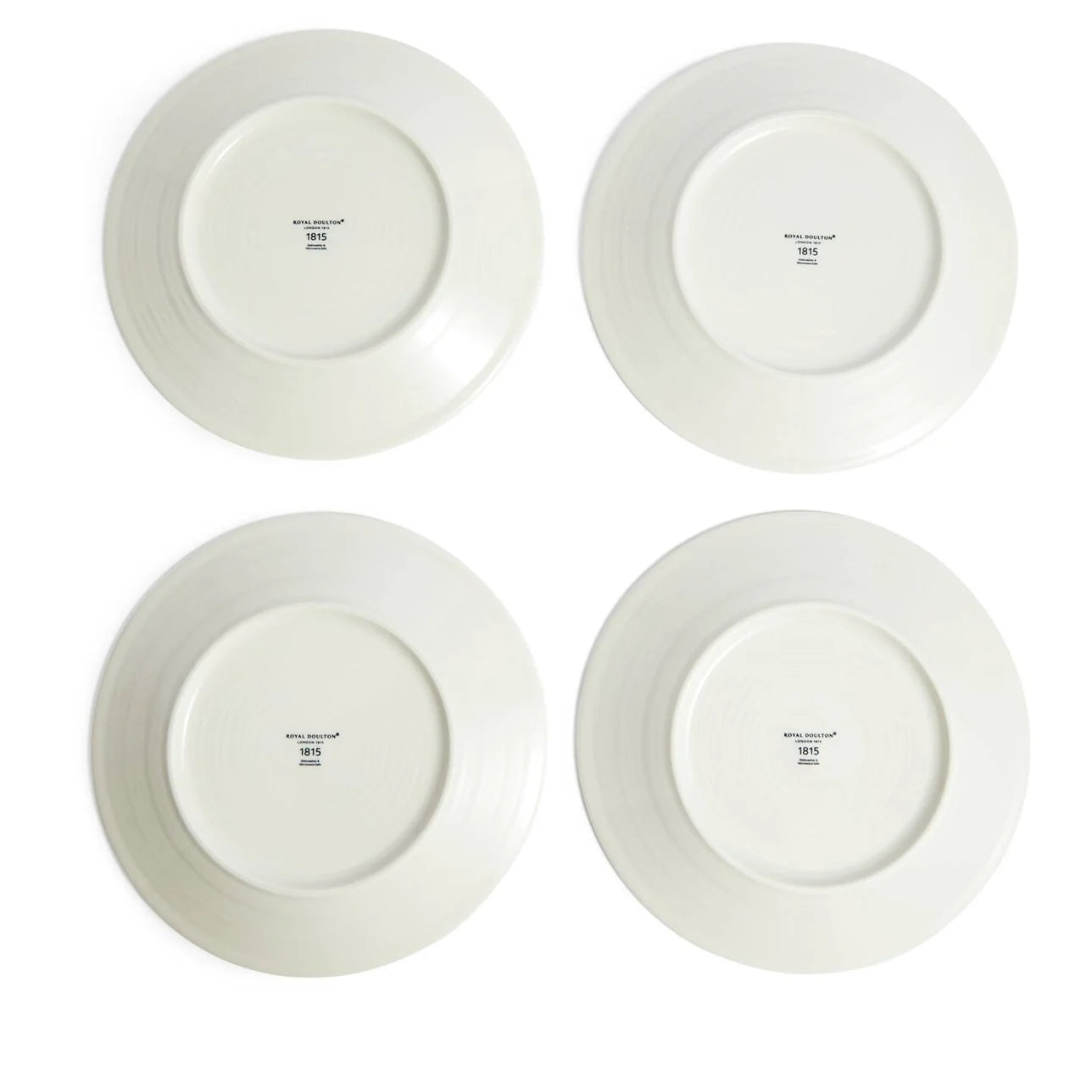 Royal Doulton 1815 Bright Plate 24cm Multicolour Mixed Pattern Set of 4