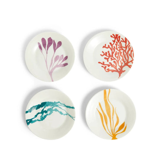 Royal Doulton 1815 Bright Plate 16cm Multicolour Mixed Pattern Set of 4