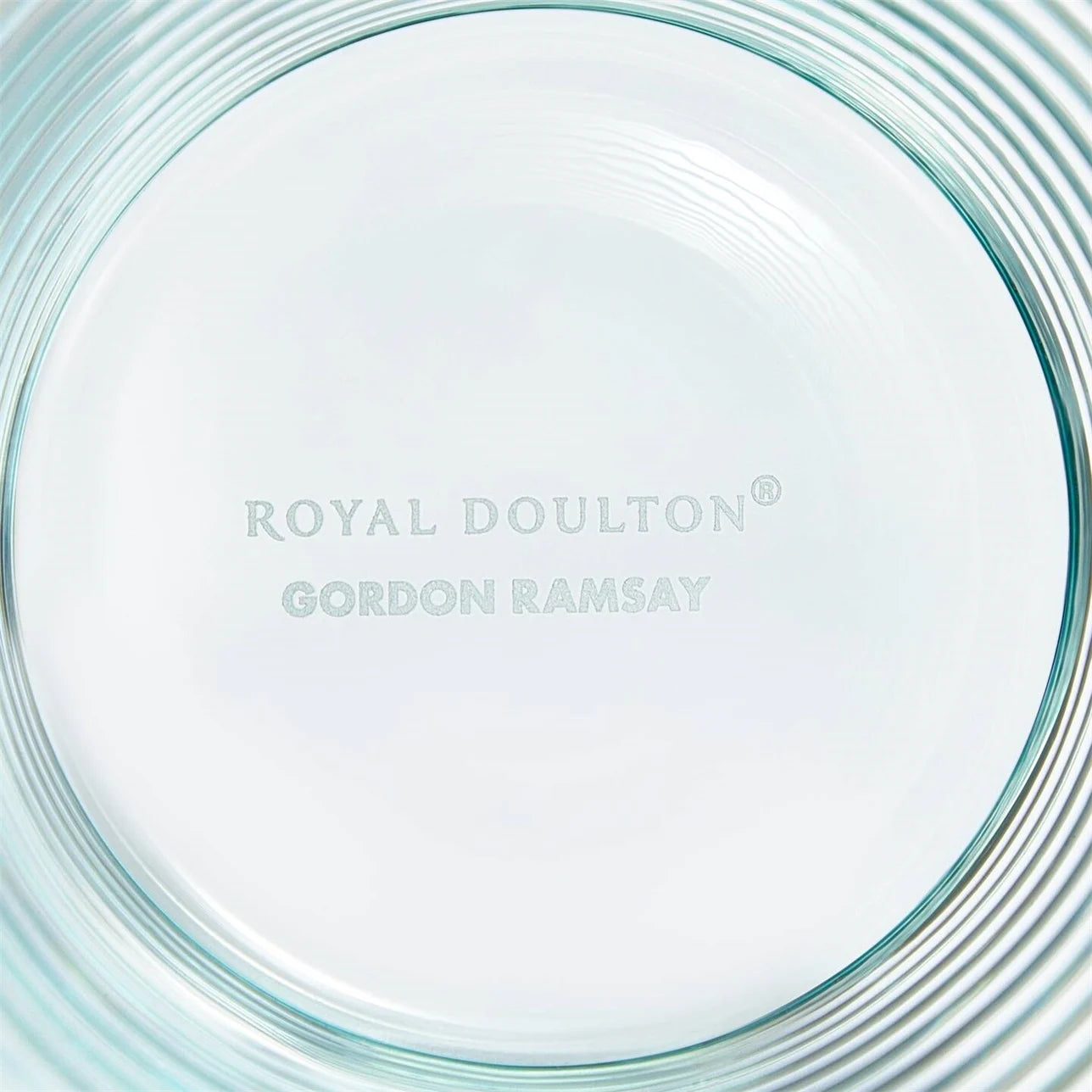 Royal Doulton Gordon Ramsay Maze Blue Tumbler Glass Set of 4