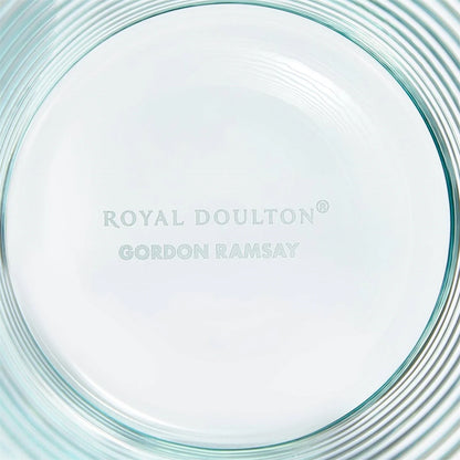 Royal Doulton Gordon Ramsay Maze Blue Tumbler Glass Set of 4