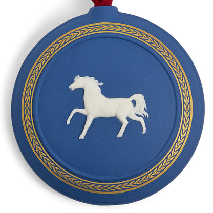 Wedgwood Year of the Horse Jasperware Ornament