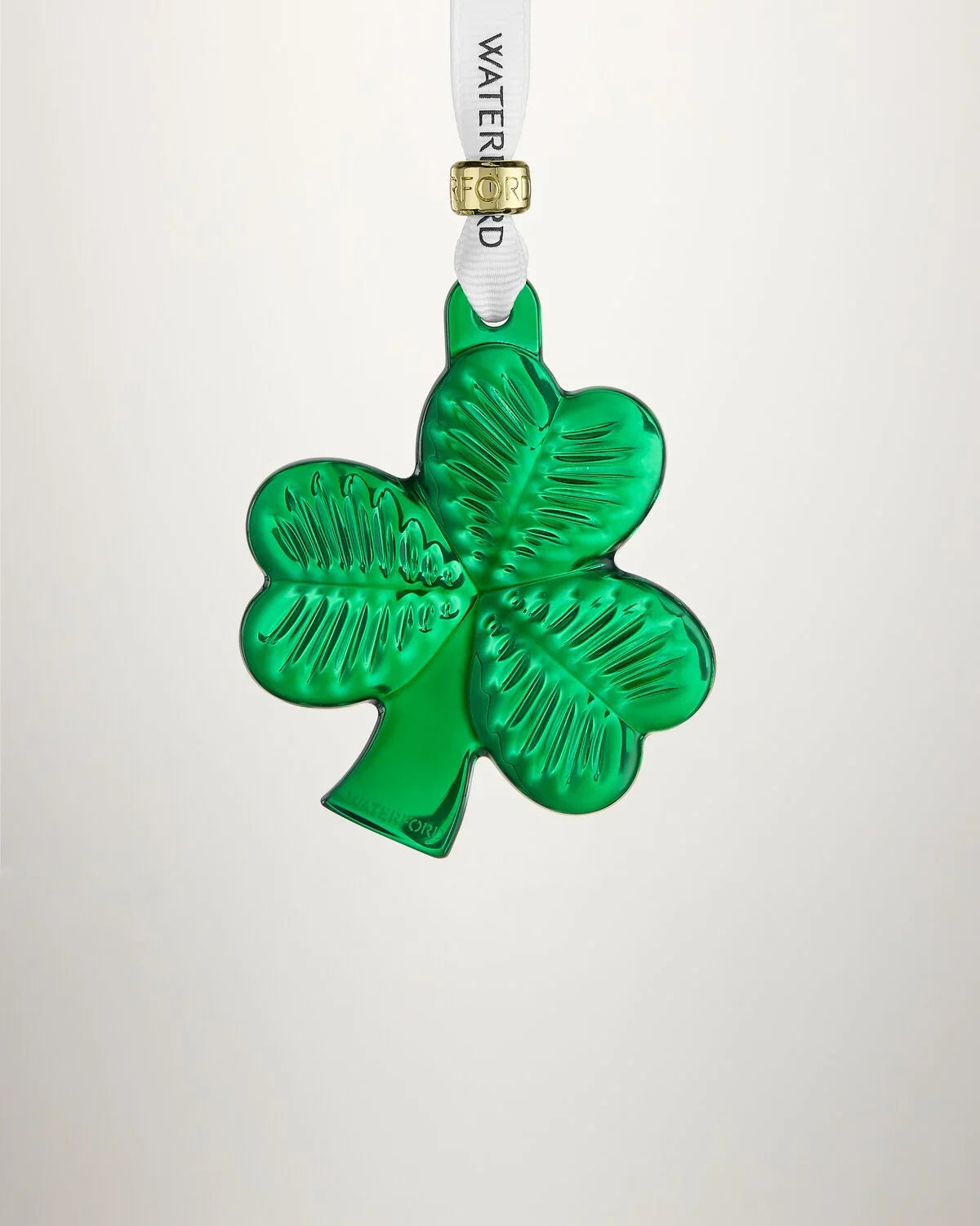 Waterford Christmas Mini Shamrock Green Ornament