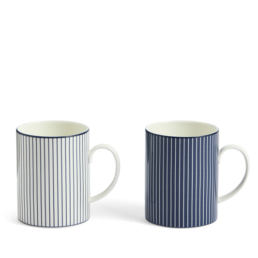 Wedgwood Gio Pinstripe Mug Set of 2