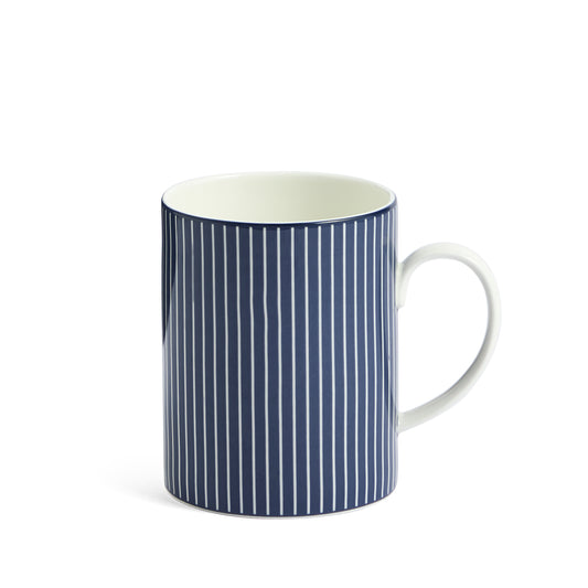 Wedgwood Gio Pinstripe Mug Blue