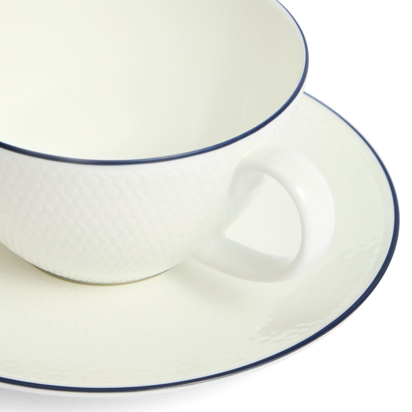 Wedgwood Gio Blue Teacup and Saucer