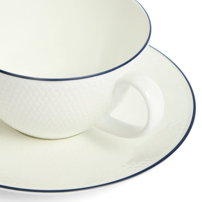 Wedgwood Gio Blue Teacup and Saucer