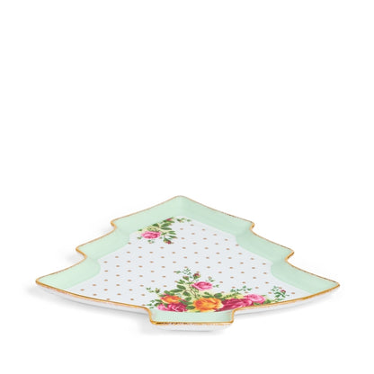 Royal Albert Old Country Roses Christmas Tree Serving Dish 27cm