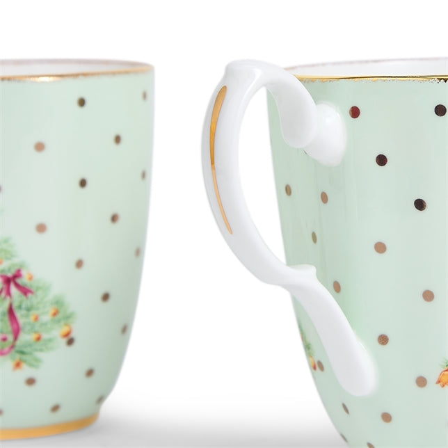 Royal Albert Old Country Roses Christmas Mug Set of 4