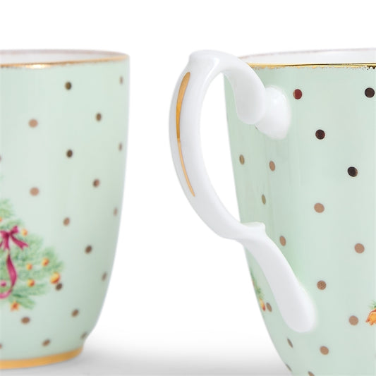 Royal Albert Old Country Roses Christmas Mug Set of 4