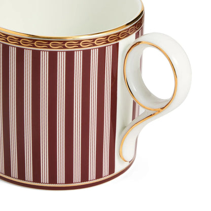 Wedgwood Red Splendour Striped Mug
