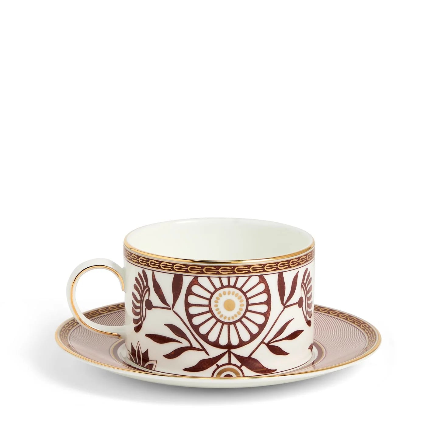 Wedgwood Red Splendour Teacup Saucer
