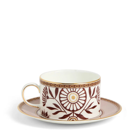 Wedgwood Red Splendour Teacup Saucer