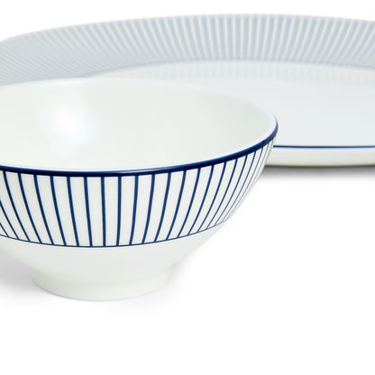 Wedgwood Gio Pinstripe 7 Piece Set White
