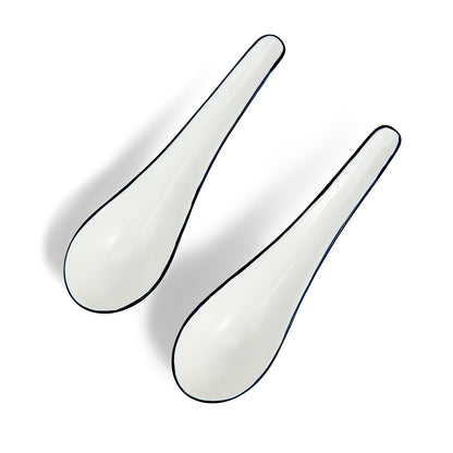 Wedgwood Gio Blue Chinese Spoon Set of 2