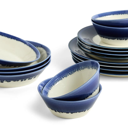Royal Doulton Pacific Glaze Dinner Set Blue, 16 Piece