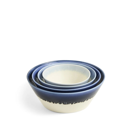 Royal Doulton Pacific Glaze Stacking Bowl Blue, Set of 4