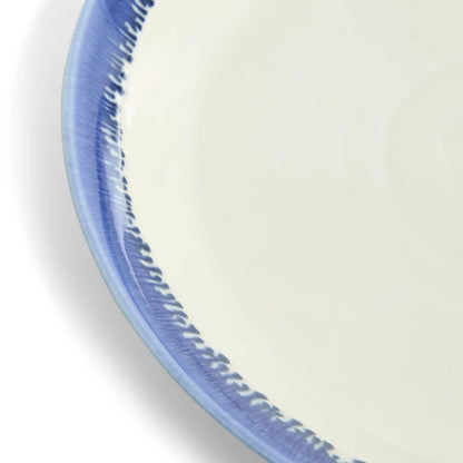 Royal Doulton Pacific Glaze Low Serving Bowl Blue
