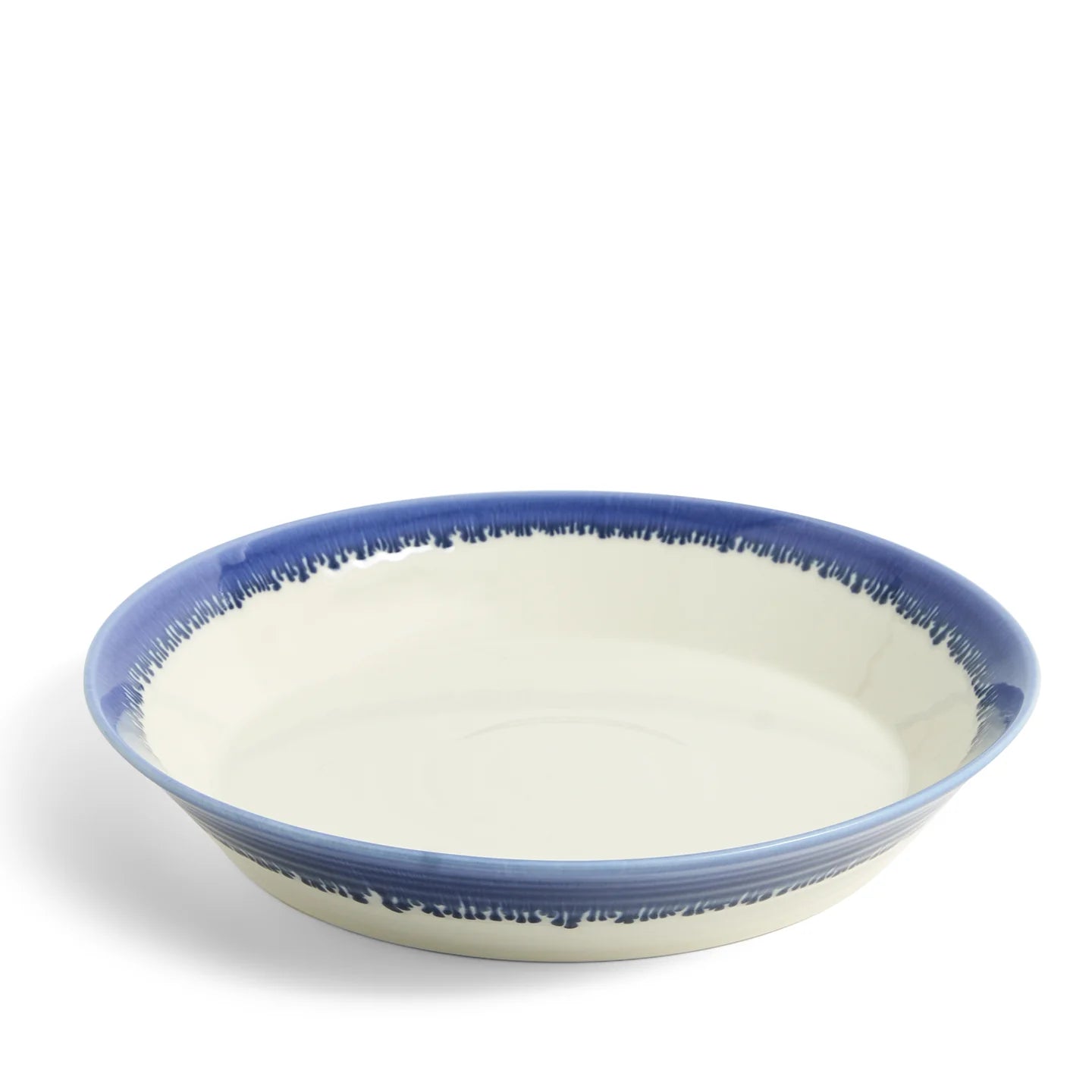 Royal Doulton Pacific Glaze Low Serving Bowl Blue