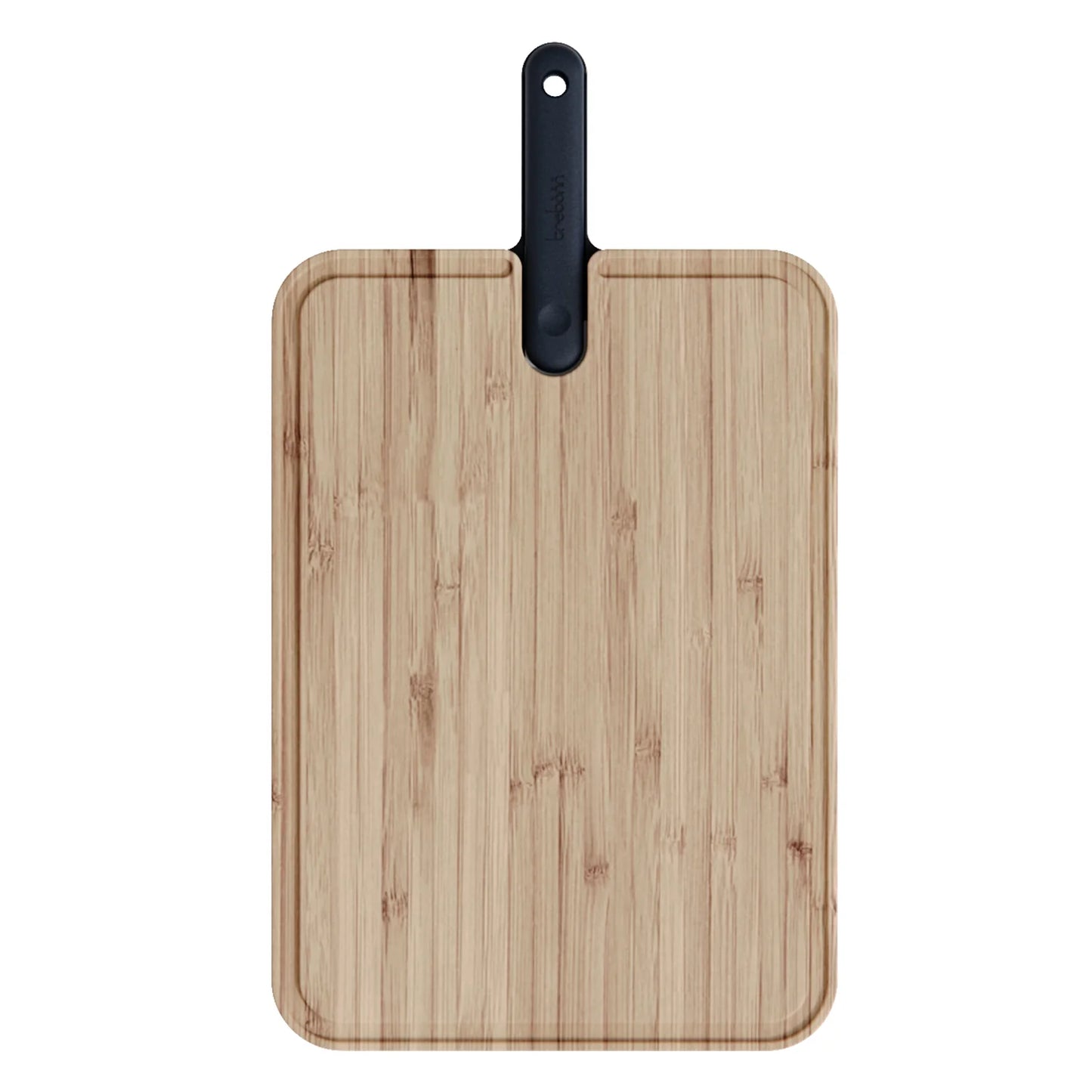 Trebonn Artu Cutting Board With Chefs Knife 18cm (Black Edition)