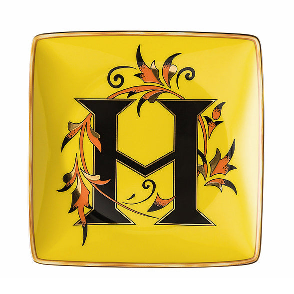 Versace Holiday Alphabet Dish - H