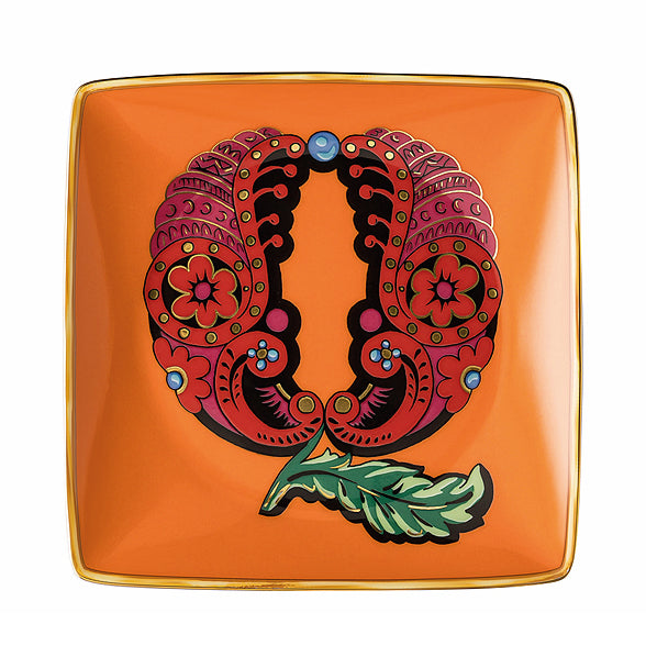 Versace Holiday Alphabet Dish - Q