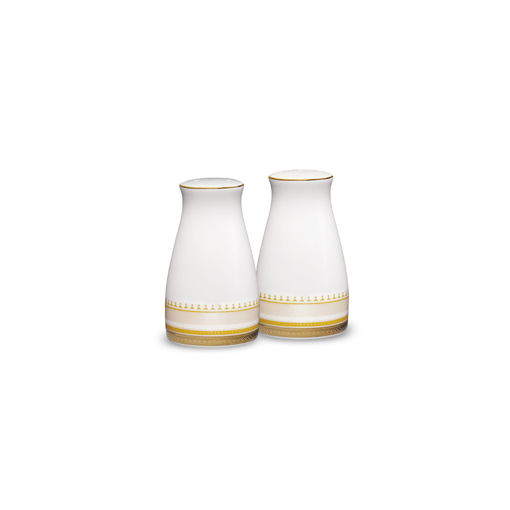 Noritake Glendonald Gold Salt & Pepper