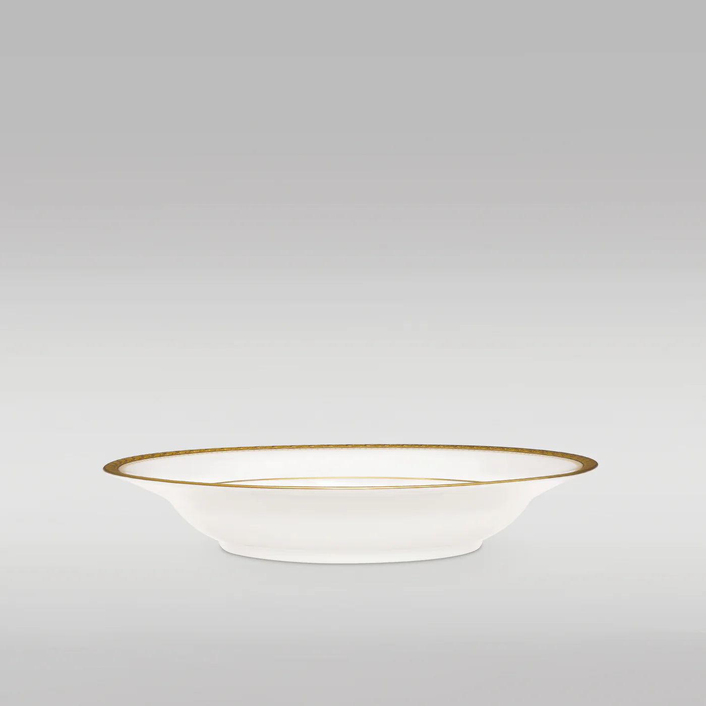 Noritake Charlotta Gold Rimmed Soup 22.5cm