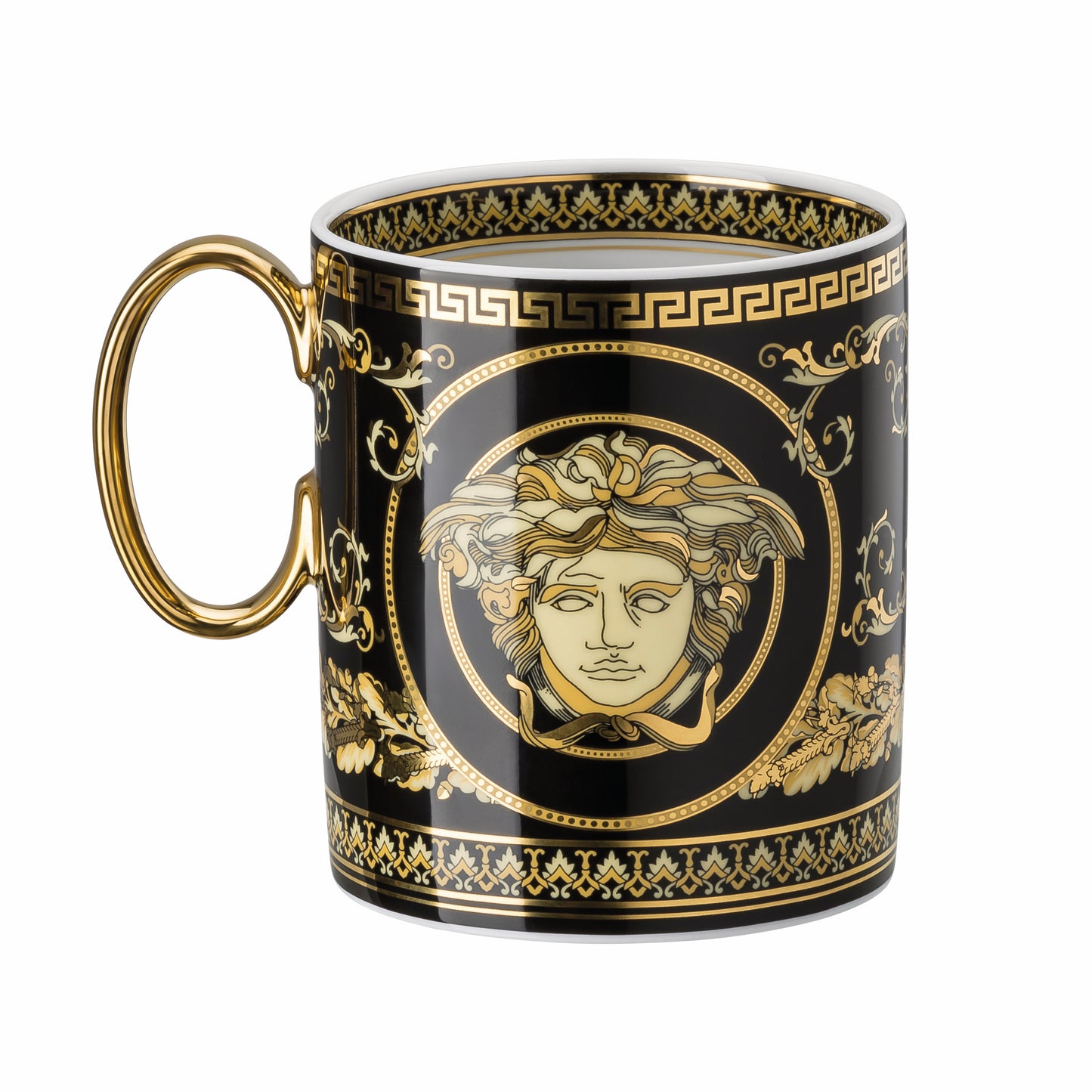 Versace Virtus Gala Black Mug 300ml