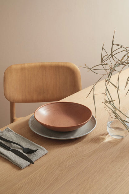 Thomas China Clay Deep Plate 23cm - Earth