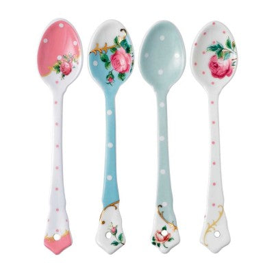 Royal Albert Ceramic Spoon Set of 4