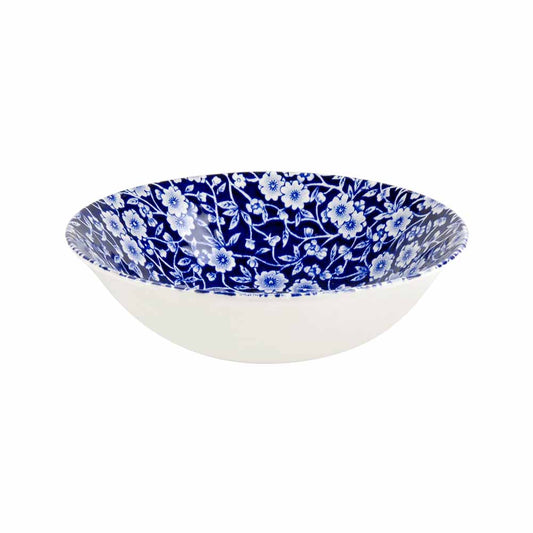 Burleigh Blue Calico Cereal Bowl 16cm/6.5"