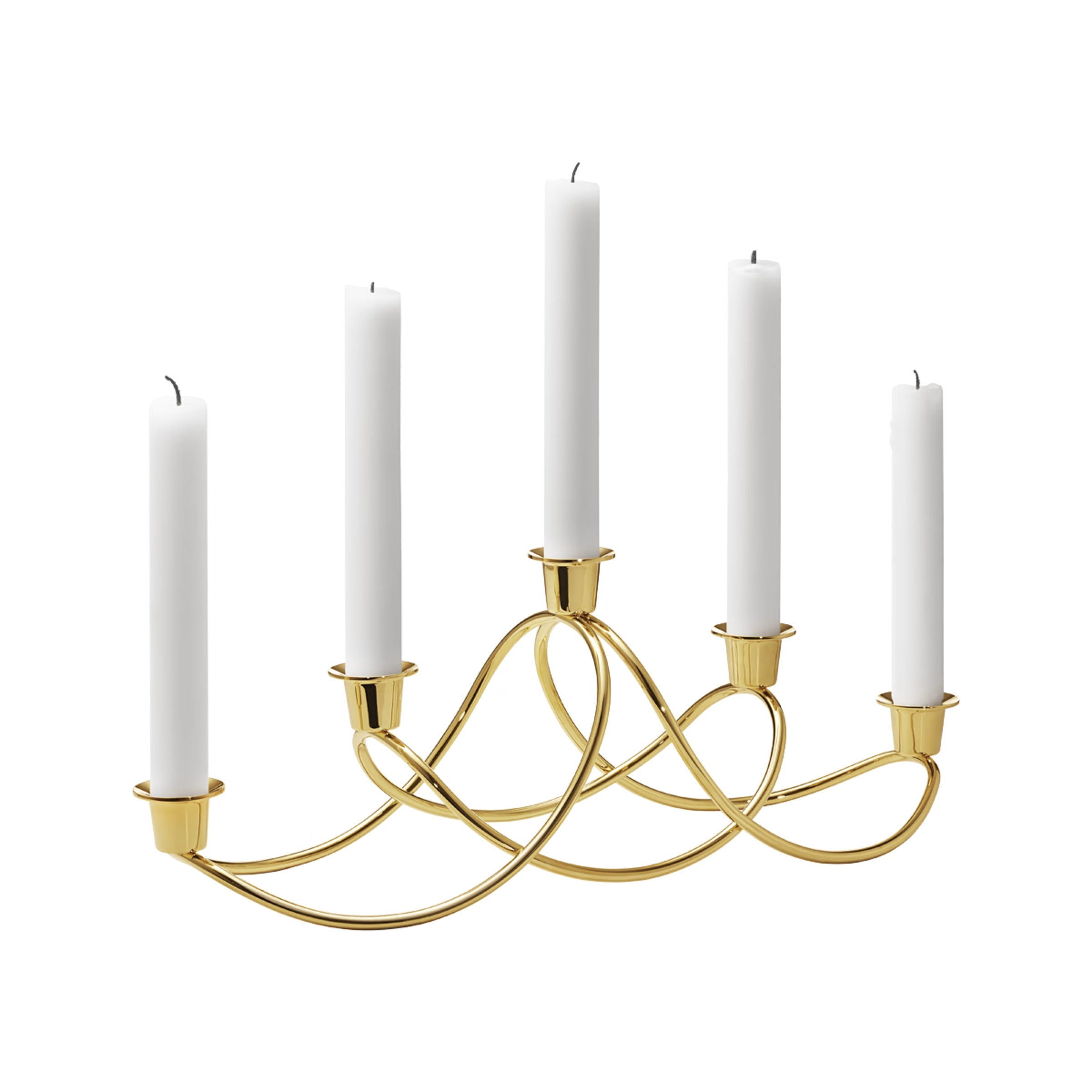 Georg Jensen Harmony Gold Candleholder