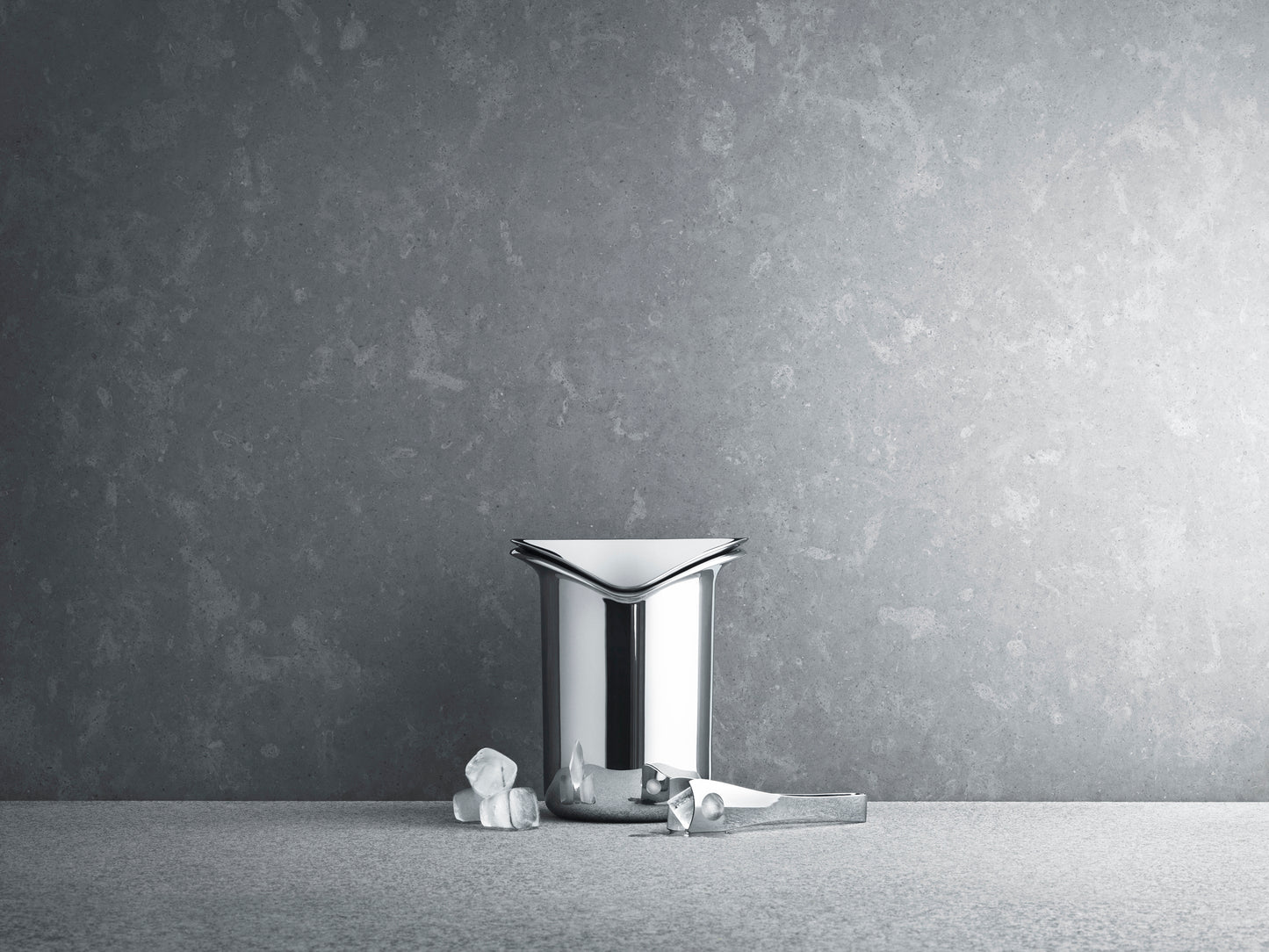 Georg Jensen Wine & Bar Ice Bucket with Tongs
