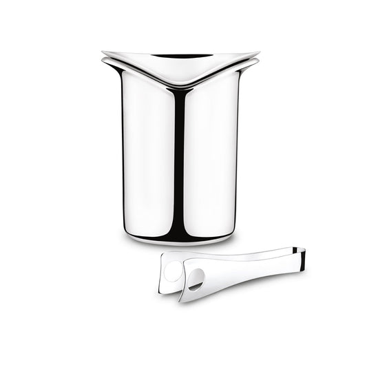 Georg Jensen Wine & Bar Ice Bucket with Tongs