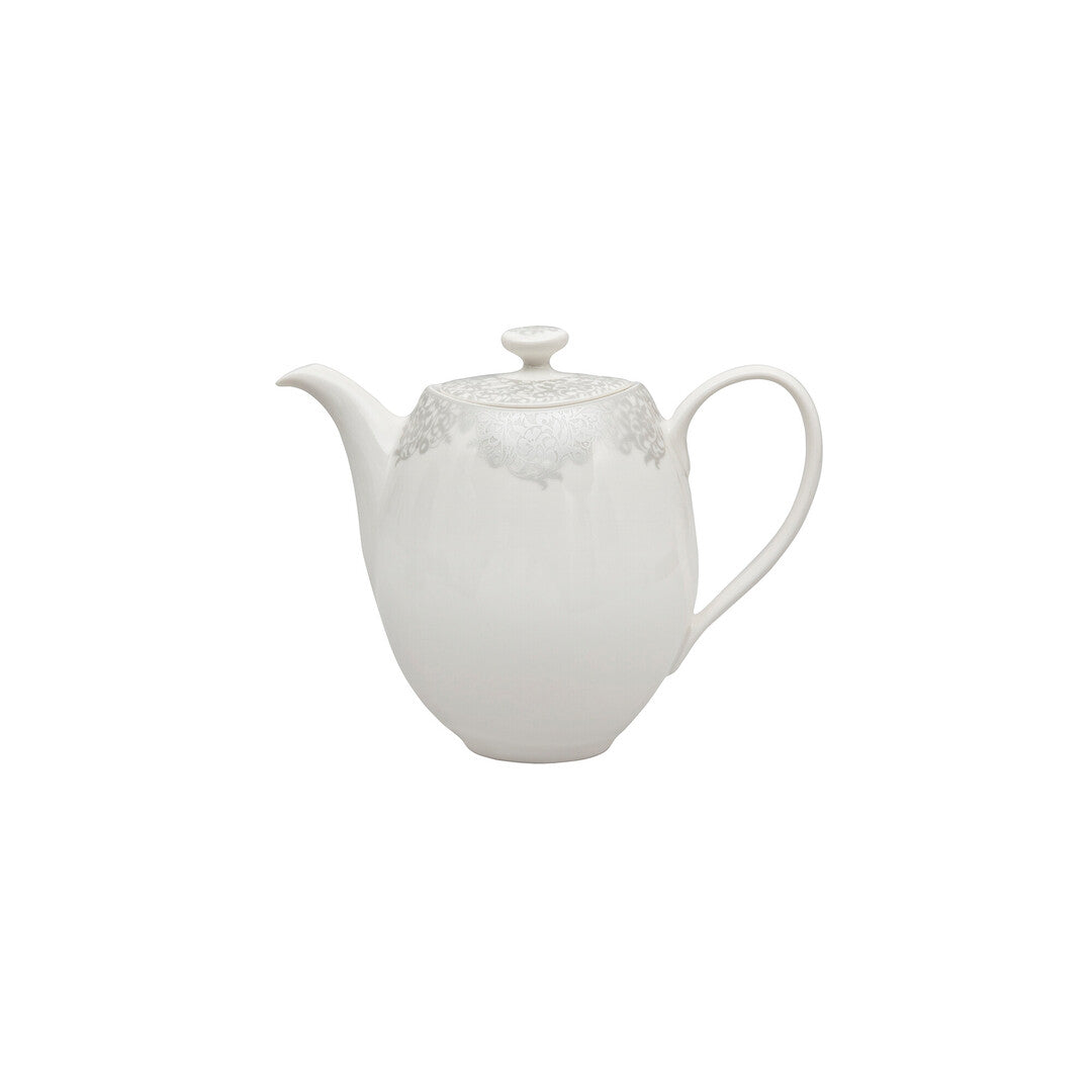 Denby Monsoon Filigree Silver Teapot 1.25L Havens