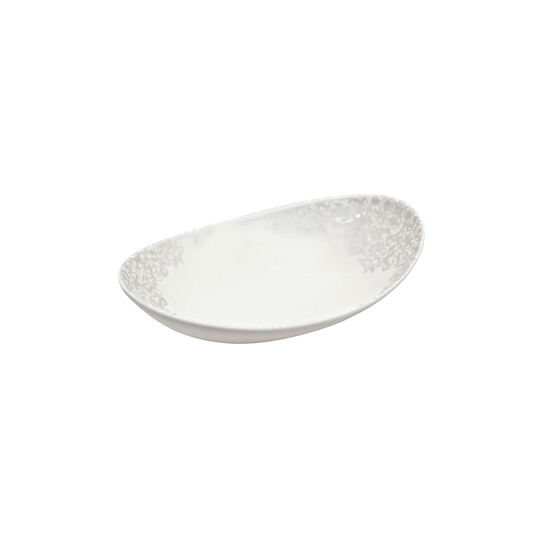 Denby Monsoon Filigree Silver Serving Platter 24cm Havens
